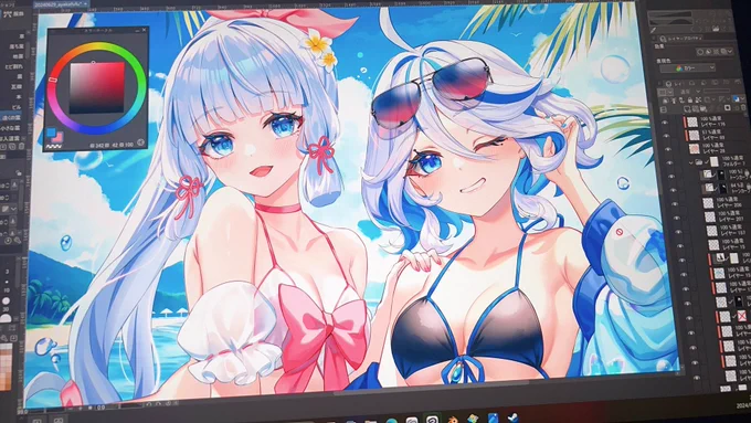 夏コミケC104新刊表紙頑張っています! 