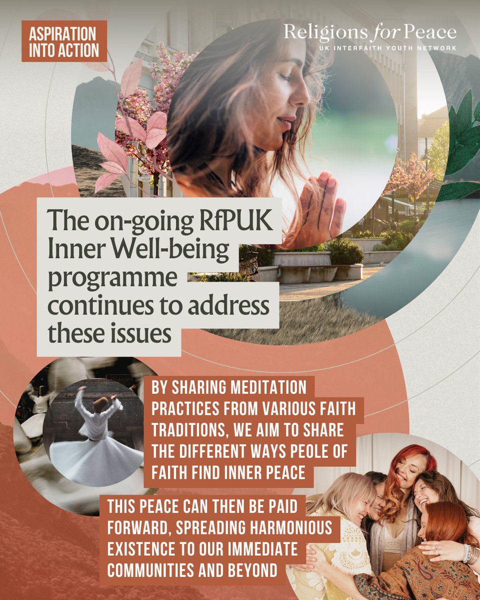RfP_ukiyn's tweet photo. #Peace starts from our #mind and manifests in our daily life. RfPUK's #InnerWellbeing programme shares meditation practices to help find #innerpeace and spread harmony. Do you know one that can positively contribute to our society, share at youth.coordinator@rfpuk.org #rfpuk https://t.co/ukduioPl5k