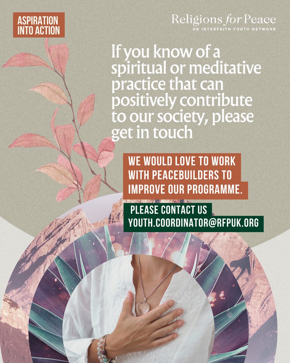 RfP_ukiyn's tweet photo. #Peace starts from our #mind and manifests in our daily life. RfPUK's #InnerWellbeing programme shares meditation practices to help find #innerpeace and spread harmony. Do you know one that can positively contribute to our society, share at youth.coordinator@rfpuk.org #rfpuk https://t.co/ukduioPl5k