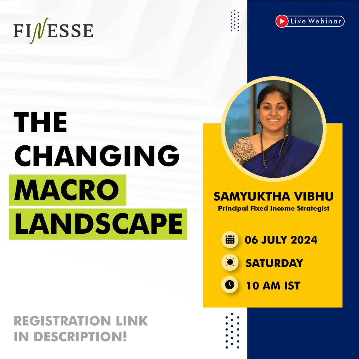 ithoughtinvest's tweet photo. The Changing Macro Landscape
Discover insights on #fiscaldeficits, RBI's #inflation targeting, exchange rates, #economicgrowth, and household savings. Perfect for #investors!
Join @samyuktha_vibhu on Sat, July 6 at 10 AM.
Reg. Link: https://t.co/cP6FU7hz4i
#webinar #Finesse https://t.co/ZB65SVi5AZ