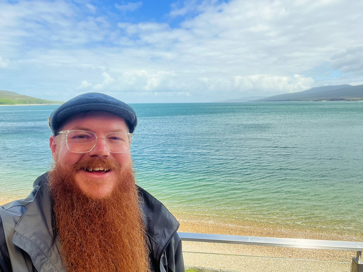 Beautiful view from the <a href="/Bunnahabhain/">Bunnahabhain Distillery</a> verandah! 

Did Nick do this correctly <a href="/davidjbrodie/">david brodie 🥃</a> ?

#bunnahabhain #whisky #drepandstone #podcast #distillery #distillerytour #scotchwhisky #scotch #islay #islaywhisky