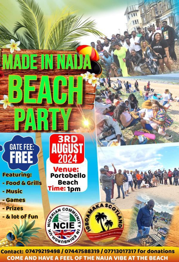 GBADEGA8's tweet photo. You asked for it &amp; we answered😍
Let s light up your summer as NCIE-UK in collaboration with Igboamaka presents MADE IN NAIJA BEACH PARTY. It's a love feast, ❤️ Let's come together to eat, drink, socialise &amp; merry. For more info: contact(+44 7713 017317) https://t.co/awRlL96H8O