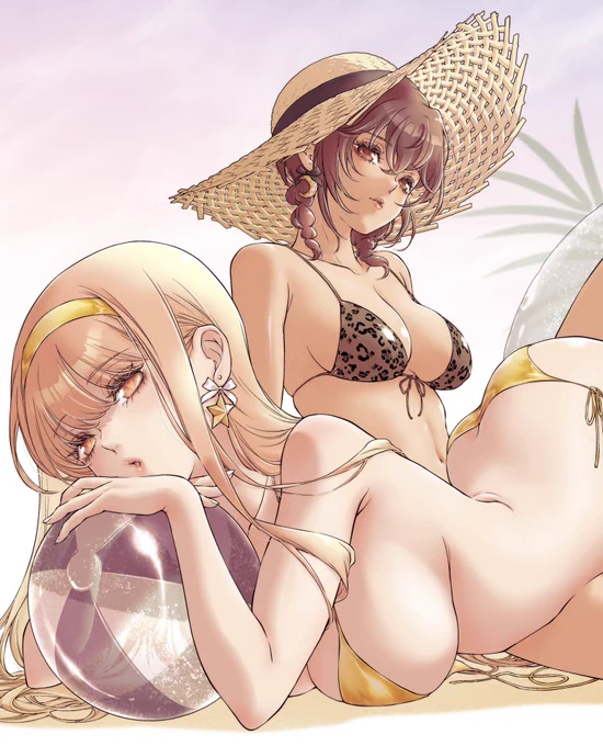 「今日はカノジョがいないから」5巻、まんが王様の有償特典はアクリルスタンド!夏なので水着ですまでサイン本の抽選もしておりますので運試しにどうぞ!#今日はカノジョがいないから #クズ百合 