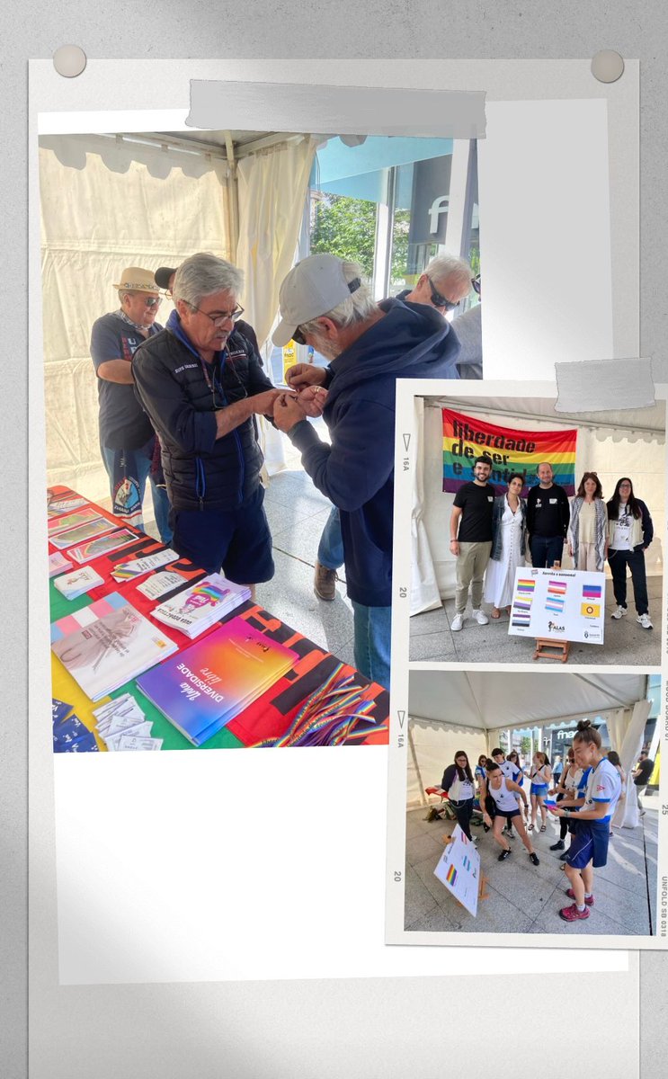 alasacoruna's tweet photo. Vaia público máis diverso tivemos hoxe na carpa de #SerESentir da @Depucoruna 

Graciñas 💜 a todas as familias, deportistas, veciñas... por achegarvos e encher de #Orgullo a #Coruña 🌈 https://t.co/FLSYNs21Gs