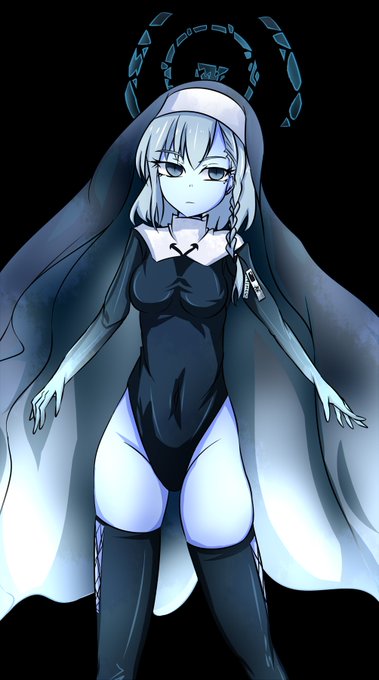 ブルーアーカイブのネルをユスティナ聖徒化 