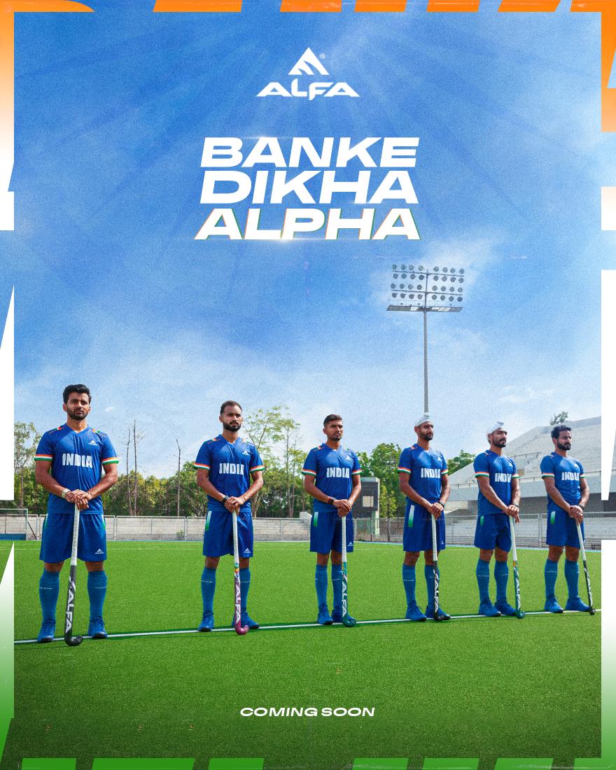 alfahockeyindia's tweet image. 𝗖𝗮𝗻 𝘆𝗼𝘂 𝗴𝘂𝗲𝘀𝘀 𝘄𝗵𝗮𝘁’𝘀 𝗰𝗼𝗺𝗶𝗻𝗴? 😉

Well, something that will blow your mind 😅

#AlfaHockey #ChaseTheDream #BankeDikhaAlpha

Stay tuned for further updates. 📢