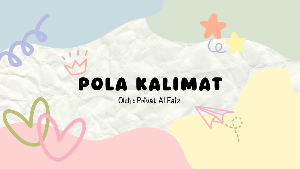 Privatalfaiz's tweet image. Haloo guys, aku punya catatan tentang "Pola Kalimat". 

Materi ini biasanya jadi materi pengantar loh di materi PBM Bahasa Indonesia. 
Yuk, disimpan dan jangan lupa dipelajari yaaa!!