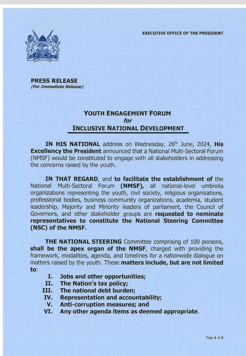 felix koskei tweet media