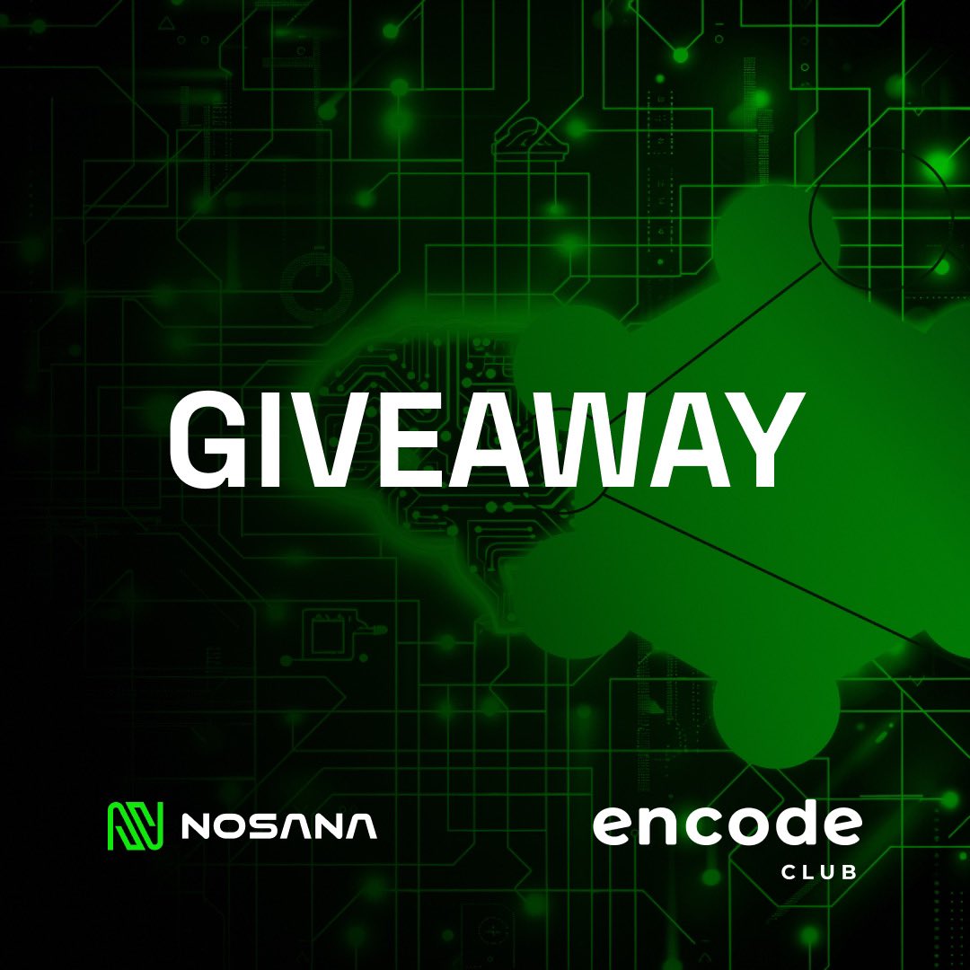nosana_ai's tweet photo. Join the @nosana_ai team at the @encodeclub Hacker House in Brussels on July 8th! 🎉

How to win a spot:
• Like and retweet this post
• Follow @nosana_ai
• Tag 2 friends in the comments

A winner will be randomly selected on Monday, July 2nd. Good luck! 🍀 https://t.co/7V6YDjUExb