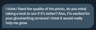 A simple change that got my clients more leads on X:

Your tweets need to hook readers with the first line.

Or it's scrolled past and you'll lose your leads.

Write good hooks, and you'll never go hungry.