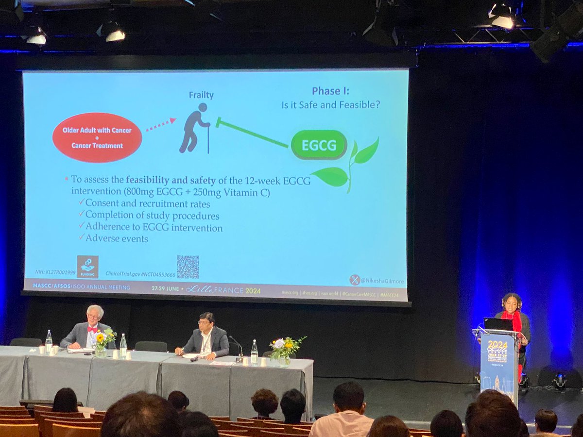 Chad Han, AdvAPD, PhD (@chitchadkitchen) on Twitter photo <a href="/NikeshaGilmore/">Nikesha Gilmore, PhD (she/her/hers)</a> presenting results from her pilot study on older adults, 100% completion and retention rate 👏🏼 #MASCC24 JR CARG represent 🫶🏼 <a href="/myCARG/">Cancer and Aging Research Group (CARG) #GeriOnc</a> #gerionc <a href="/NikeshaGilmore/">Nikesha Gilmore, PhD (she/her/hers)</a> presenting results from her pilot study on older adults, 100% completion and retention rate 👏🏼 #MASCC24 JR CARG represent 🫶🏼 <a href="/myCARG/">Cancer and Aging Research Group (CARG) #GeriOnc</a> #gerionc