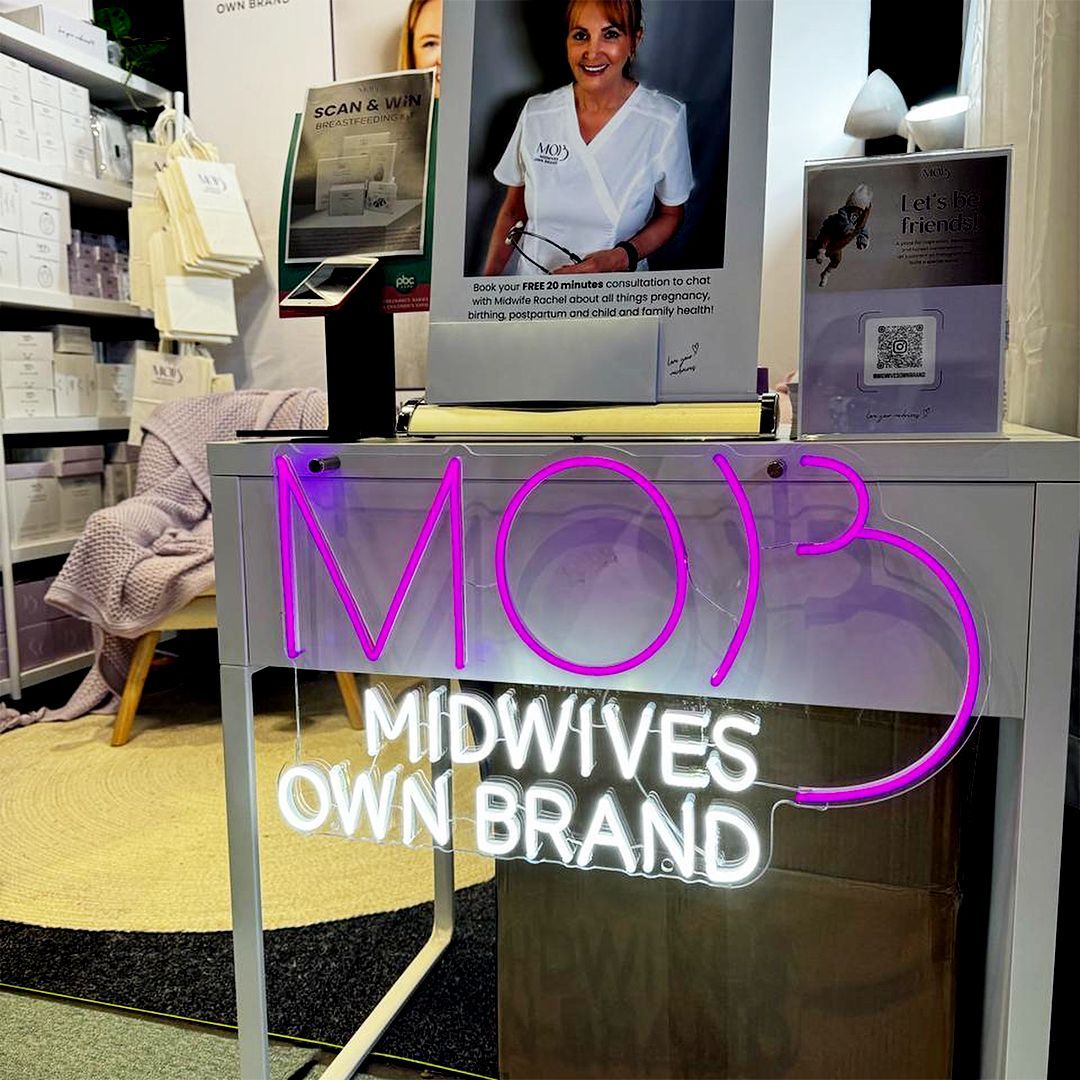 create_neon's tweet image. Check out our latest custom neon sign for 'MOB MIDWIVES OWN BRAND.' At createneon, we guarantee high-quality craftsmanship with a 24-month warranty. Transform your ideas into glowing reality!  buff.ly/3slkxXc ✨ #CreateNeon #CustomNeonSigns #NeonArt #NeonSigns #CustomNeon