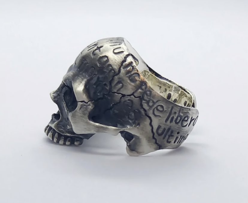 呪具屋】 メメントモリスカルリング（silver925） TAKASHIYOSHIZAKA