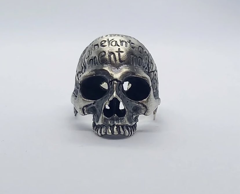 呪具屋】 メメントモリスカルリング（silver925） TAKASHIYOSHIZAKA