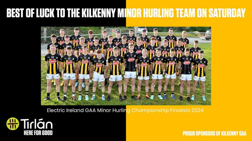 CBSKilkenny1859's tweet photo. Best of luck to the Kilkenny minor hurling team in the All Ireland final this evening. We are so proud to have 10 students from our school on the panel today and we wish our former student and bainisteoir Niall Bergin all the best! @KilkennyCLG #brotherstogether https://t.co/ZmGW6IDV7N