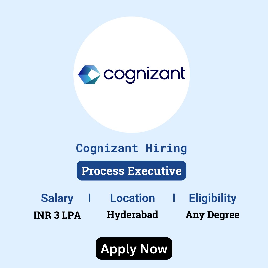 karthikpattadi's tweet image. 🌟 Exciting Opportunity! Cognizant is hosting a Walk-in Drive 2024 for Process Executive positions! 

👉 Apply Now: zurl.co/o775 

📲 Join Our WhatsApp Group: zurl.co/ySPA

#Cognizant #ProcessExecutive #WalkinDrive #2024batch #fresherjobs
