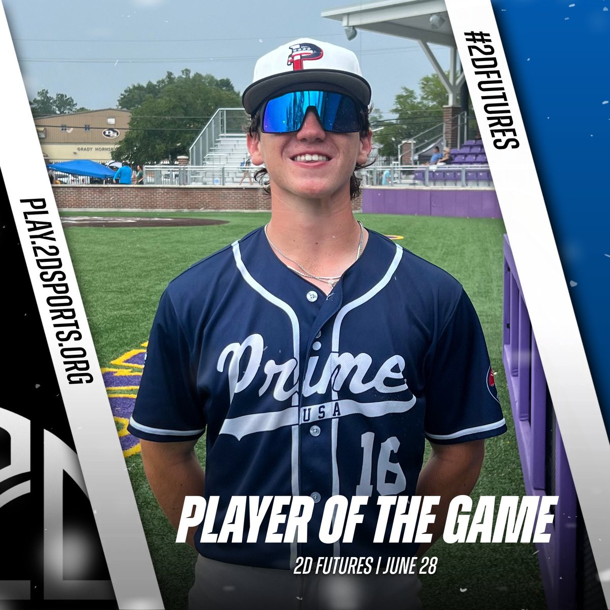 2D Sports Louisiana (@2dsportsla) on Twitter photo ⭐️Player of the Game⭐️
Dagen McMorris: 2-2 triple, 2RBIs
USA Prime BR-Woods(<a href="/USAPrime_SE/">USA Prime Southeast</a>)
THE DUNHAM |2027| LA
#uncommitted #2DHitting #2D2027 ⭐️Player of the Game⭐️
Dagen McMorris: 2-2 triple, 2RBIs
USA Prime BR-Woods(<a href="/USAPrime_SE/">USA Prime Southeast</a>)
THE DUNHAM |2027| LA
#uncommitted #2DHitting #2D2027