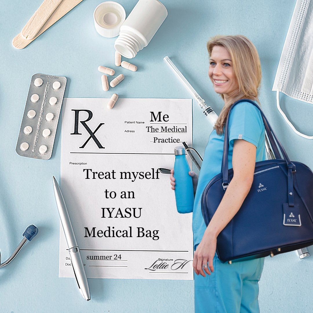 iyasubags's tweet image. You deserve it. Treat yourself to a beautiful, practical IYASU medical bag. Look good and be organised. Find your perfect style at iyasubags.com #MedicalBag #OrganizedStyle #HealthcareFashion #NurseStyle #DoctorBag #MedicalProfessional #HealthcareEssentials