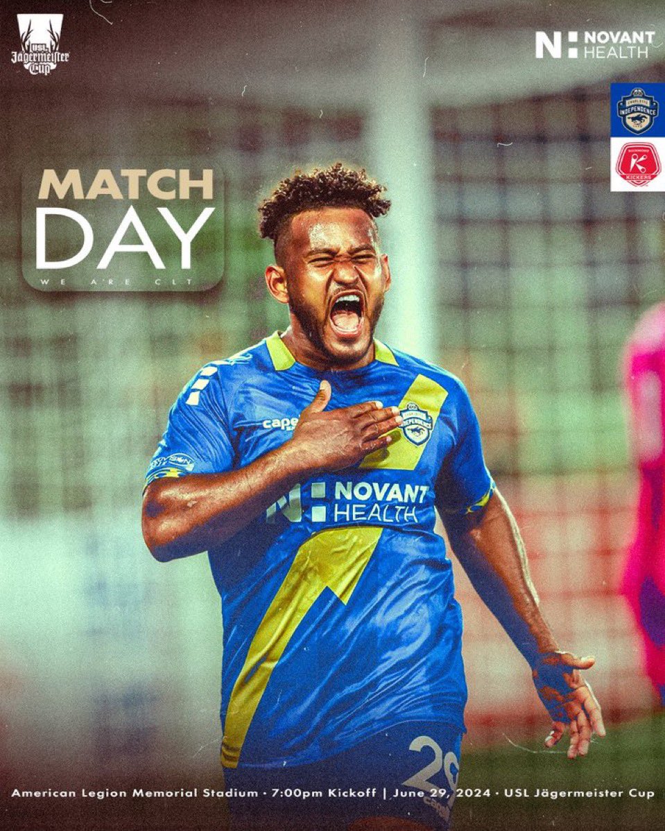 SoccerSheet's tweet image. Tons of Char-Meck Soccer this weekend!

Hops &amp;amp; Independence both home at 7 PM tonight.

Last Hops home match.

Must-win #OpenContainer match for the Jacks against the Kickers.

Crown Legacy play at home tomorrow at 5PM.

Charlotte FC away in Houston at 8:30 PM ET tonight.