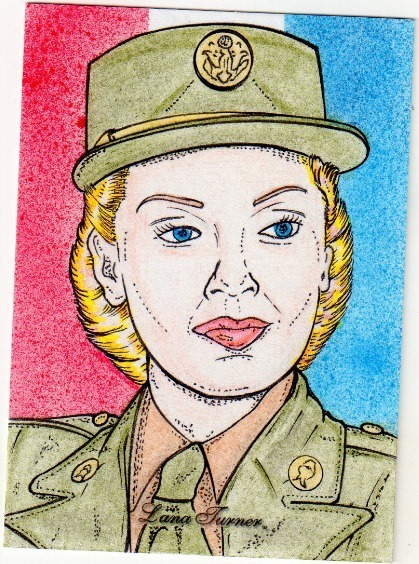 macandtrouble's tweet photo. Today, June 29 is the day we lost the beautiful Lana Turner.
A femme fatale with such notable credits as "The Postman Always Rings Twice" (1946).
I did this card for #5Finity a few years ago...
#LanaTurner #sketchcard #comics #saturday https://t.co/xrNYXrKfmb