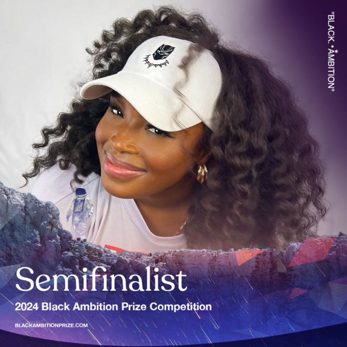 CurlCap's tweet photo. Excited to share that ya girl is a semifinalist for the 2024 #BlackAmbition Prize competition!! 🎉🙌🏾🥂 let this be your reminder: God can’t bless actions you don’t take! Keep goinggggg🥹 HAVE FAITH🫶🏾 thank you @Pharrell for this opportunity! https://t.co/ZQ5rkZ11M7