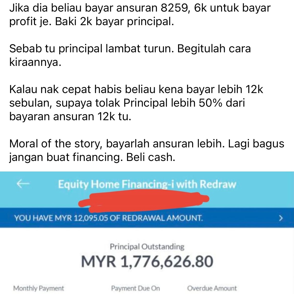 Pelabur_Bijak's tweet photo. Cara beli rumah dengan 50% discount berbanding jiran-jiran yang beli cara “normal” : 👇🏼

Jawapan ada dekat 2nd picture 
ayat last sekali. https://t.co/LM4qIjHAlh