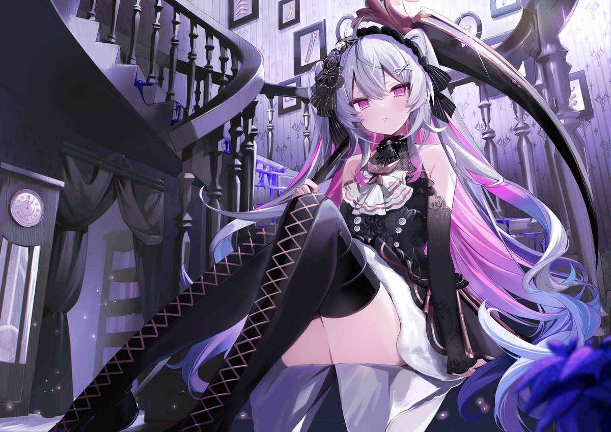 すぺしゃりて2期生、終末むくろさん【<a href="/MukuroOwarino/">終末むくろ☠✝</a>】のスチルイラストを担当させていただきました！ よろしくお願いします！