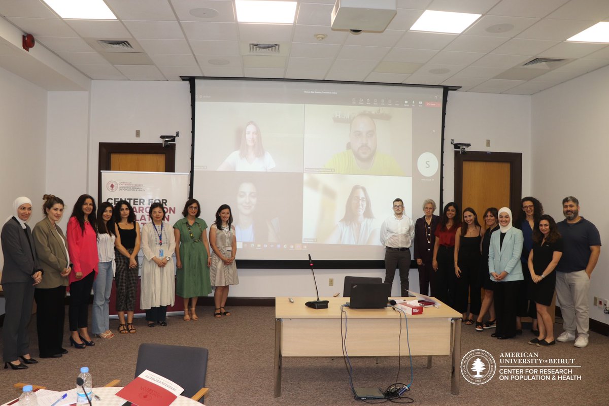 Center for Research on Population and Health (@crph_aub) on Twitter photo The #WomenRise Study hosted by <a href="/CRPH_AUB/">Center for Research on Population and Health</a> held a stakeholder meeting with experts in labor, economics, and health to align efforts on attracting women to the workforce, protecting their health, and preventing labor market attrition during crises.
🔗aub.edu.lb/fhs/center-for… The #WomenRise Study hosted by <a href="/CRPH_AUB/">Center for Research on Population and Health</a> held a stakeholder meeting with experts in labor, economics, and health to align efforts on attracting women to the workforce, protecting their health, and preventing labor market attrition during crises.
🔗aub.edu.lb/fhs/center-for…