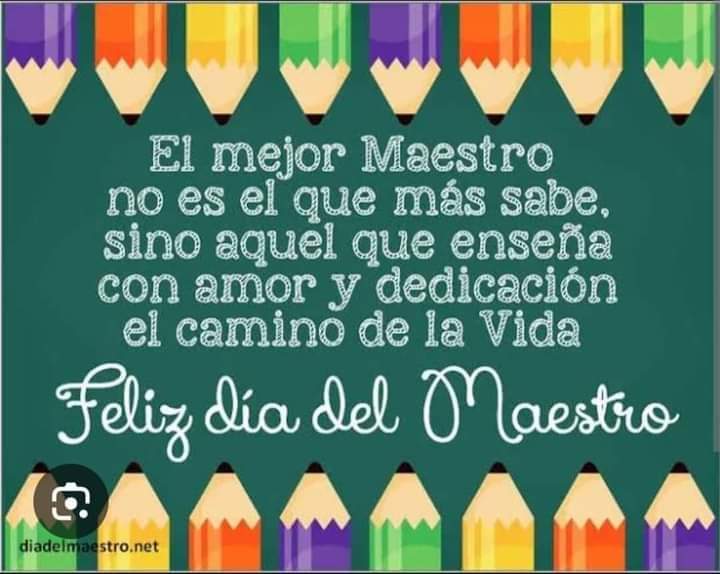 Saludos en el Día del Maestro Nicaragüense a todos los maestros y maestras, gracias por inspirar, enseñar y guiar con dedicación y amor. ¡Feliz Día del Maestro! 
#Nicaragua 
#4519LaPatriaLaRevolución
#4519SiempreMásAllá