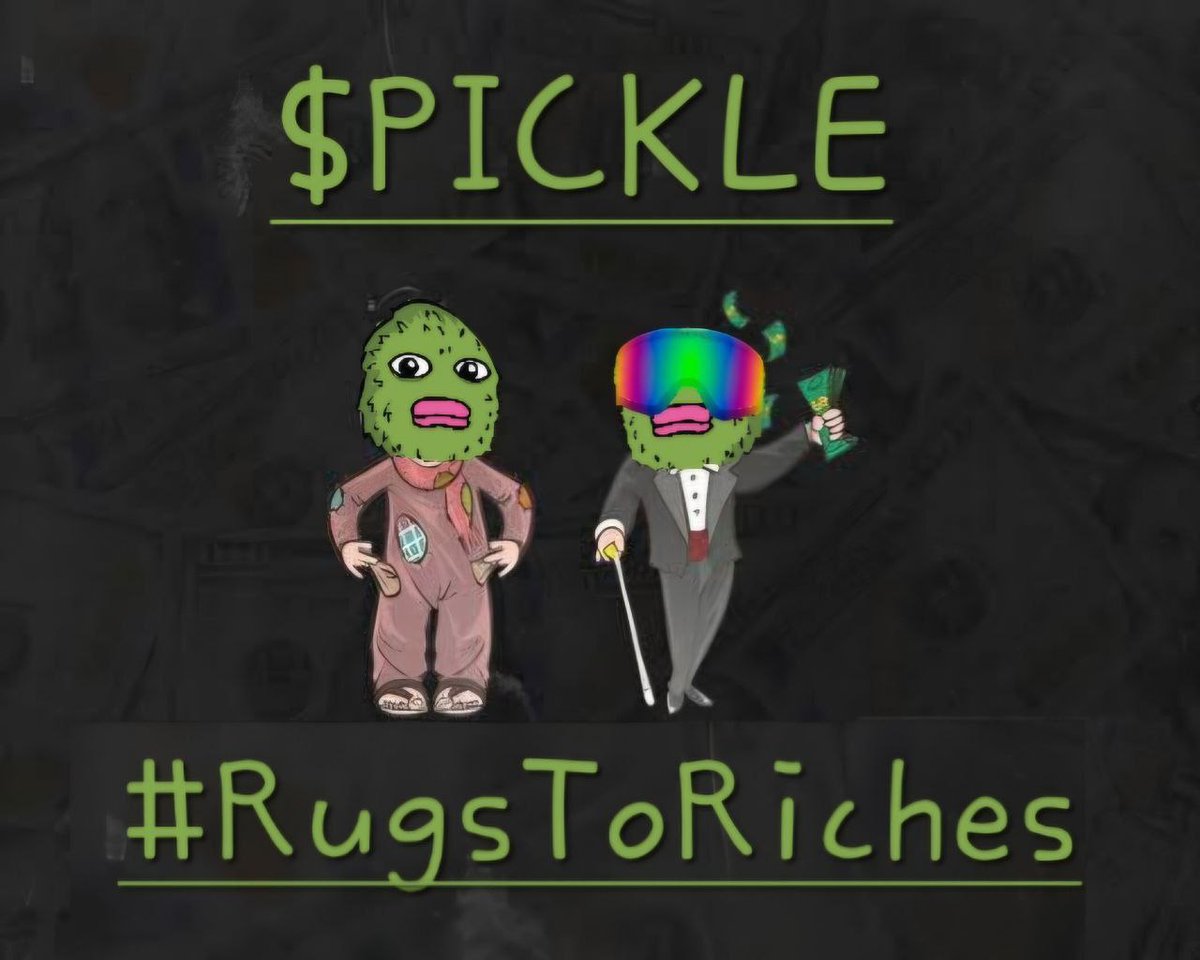 TumbleGin's tweet photo. @0xEnjooyer $PICKLE. A completely unique OG-powered CTO.
BRAND NEW contract launched last night, 2 weeks after dev rug.
Community frothing.
Floor strong. 
#fucktheruggers
#inpicklewetrust
@pickleonsol_cto https://t.co/ALOCoUQjUb