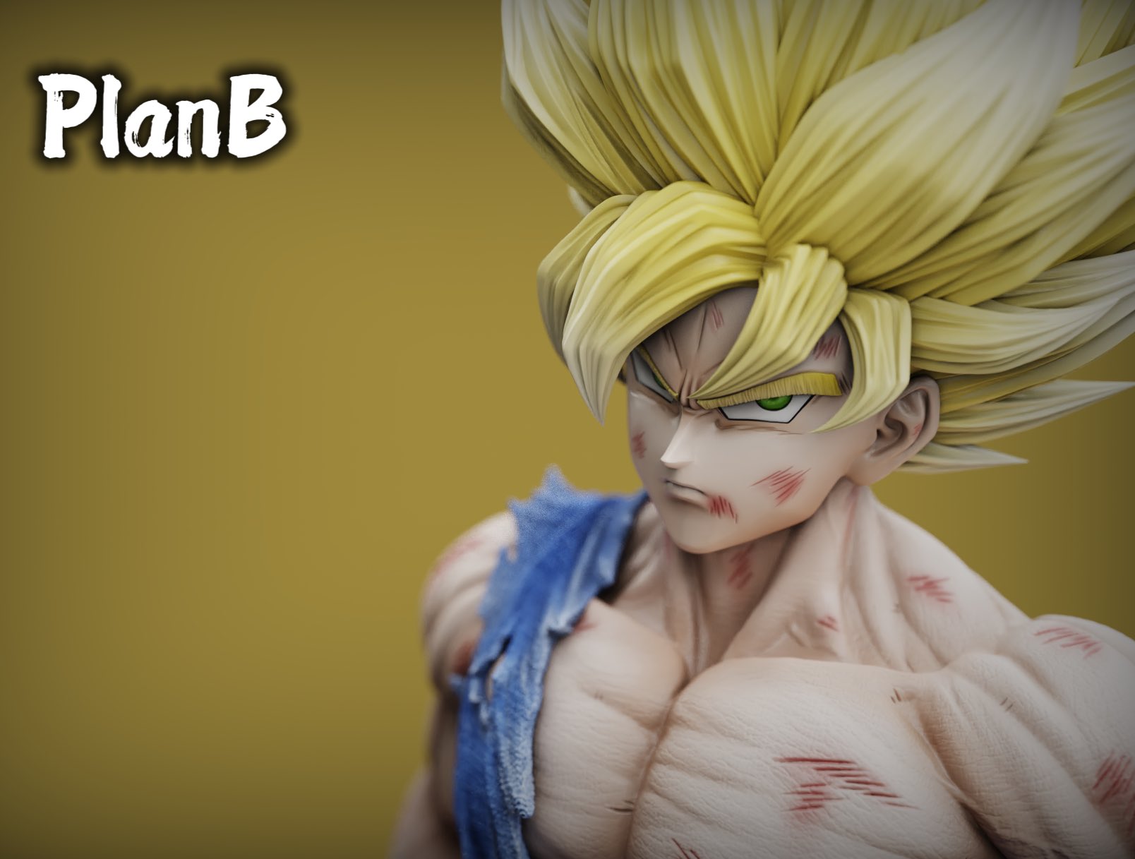 ちょびんPlanb Studio 孫悟空 ドラゴンボール PlanB スタジオ SS4 悟空樹脂スタチュー - Kaioland