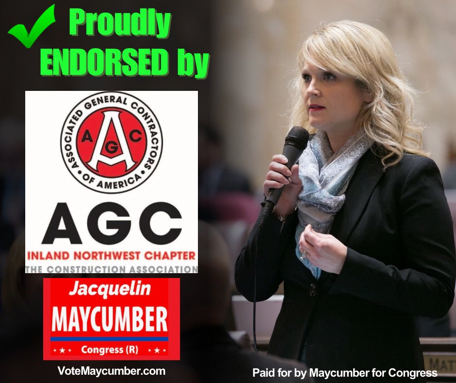 Thank you for the years of support. AGC is building and strengthening America’s infrastructure and communities. #TeamMaycumber