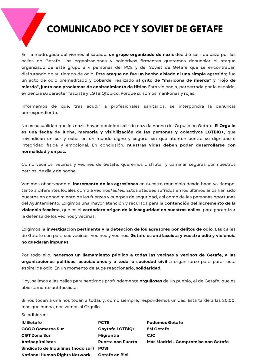 Más Madrid Compromiso con Getafe tweet media