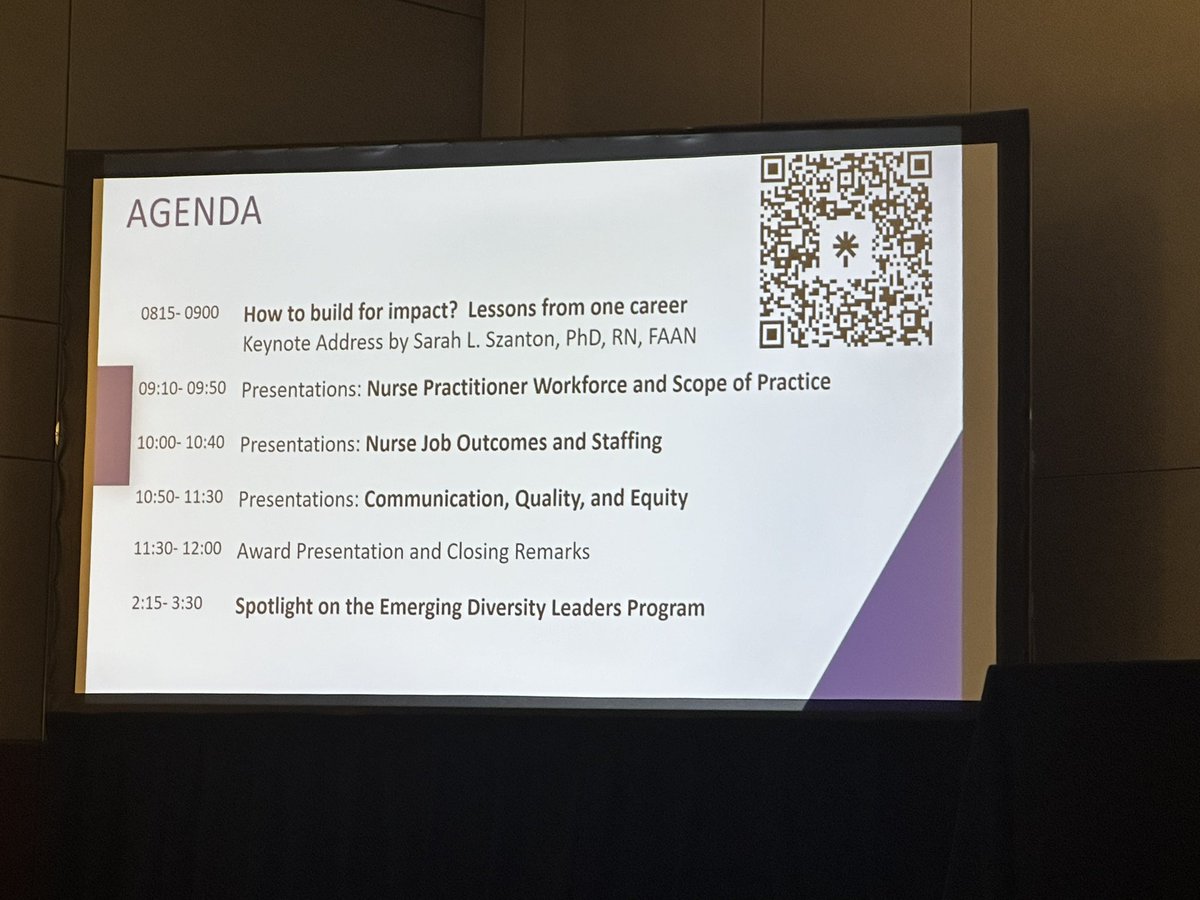 Karen Lasater PhD RN FAAN (she/her) (@k_lasater) on Twitter photo A packed room and a packed agenda <a href="/AcademyHealth/">AcademyHealth</a> #AHIRGNI #ARM24 - join the Interdisciplinary Research Group on Nursing Issues A packed room and a packed agenda <a href="/AcademyHealth/">AcademyHealth</a> #AHIRGNI #ARM24 - join the Interdisciplinary Research Group on Nursing Issues