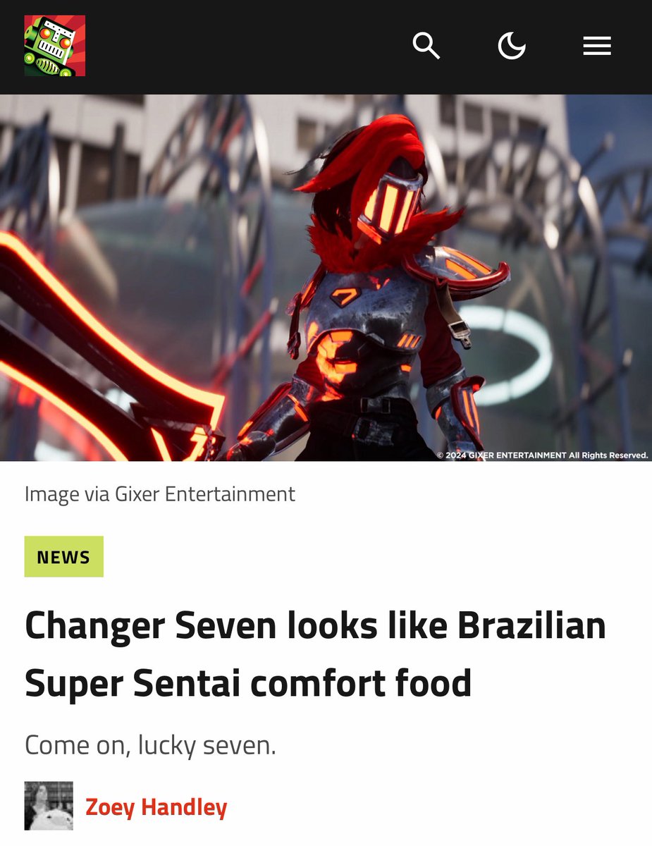Changer Seven | Gixer Entertainment (@changer_seven) on Twitter photo We are in an article at #Destructoid! Thanks <a href="/adzuken/">Zoey Handley</a> ! 🙏🏼
destructoid.com/changer-seven-… We are in an article at #Destructoid! Thanks <a href="/adzuken/">Zoey Handley</a> ! 🙏🏼
destructoid.com/changer-seven-…