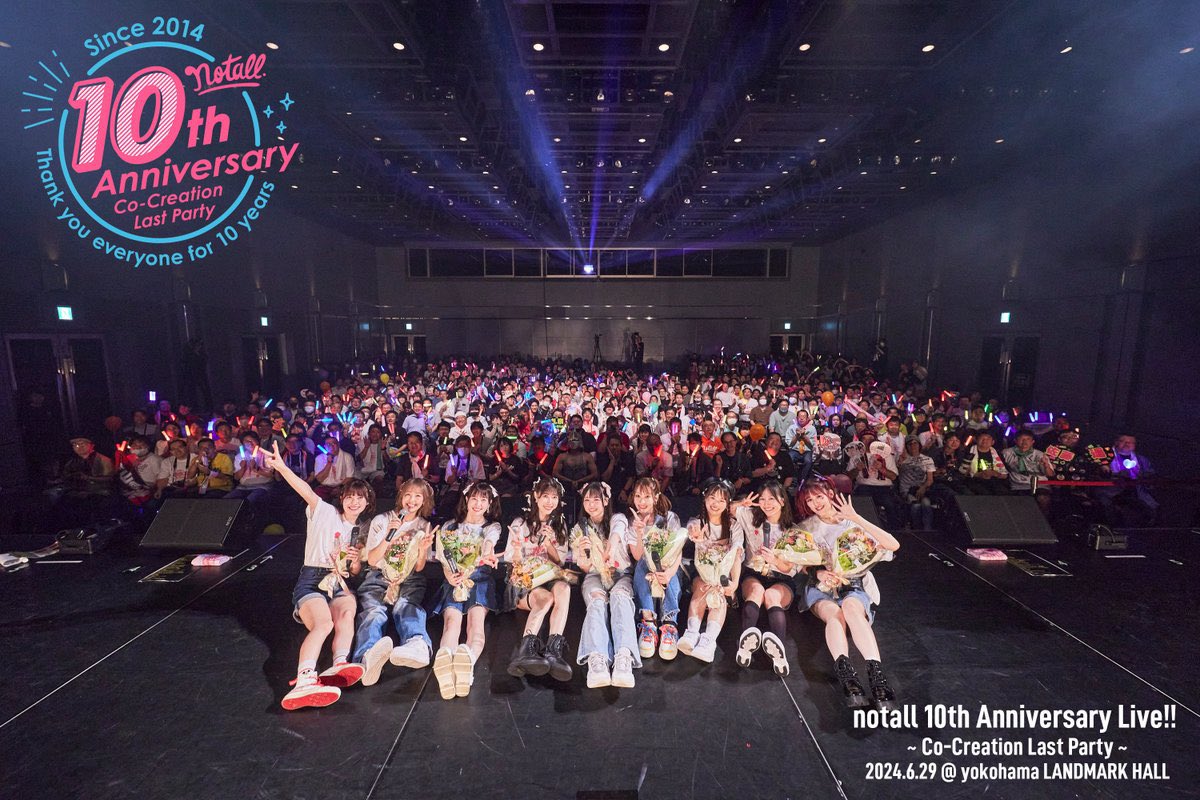 Chiko_1004's tweet photo. notall 10th Anniversary Live!!
〜 Co-Creation Last Party 〜

Thanks a million 🍀✨⟡.⋆

❤️🩷💜💙🩵💚💛🧡❤️
꧁  We are notall !!!!!!!!!  ꧂
❤️🩷💜💙🩵💚💛🧡❤️

#notall_bechiko  #ノタル10周年 

最高に楽しかったです♡ 有難う♡
みんな大好き！幸せ！生きててよかった！ https://t.co/TRZC4Xv5l4
