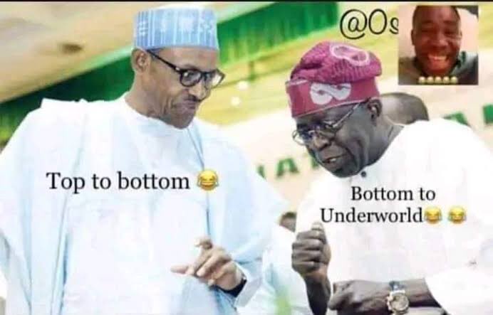 Superfreeborn's tweet photo. @ayemojubar I tell you! People that can survive 8 years of  "Top to bottom" will survive 8years of " "Bottom to Underworld" . 😃 

Nigerians are not humans!

#SufferingAndSmiling https://t.co/q20hwmcBZ0