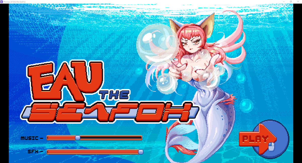 FavaBeansArt's tweet photo. I made a game for two jams that were running alongside each other a little bit ago: Bullet Hell Jam 5 and Pixel Game Jam. It performed decently in both of them and received lots of nice feedback. 
The game: https://t.co/mBle2nbo3y
#gamedev #mermaid🦊+🐠 https://t.co/hFP8jl0PrU