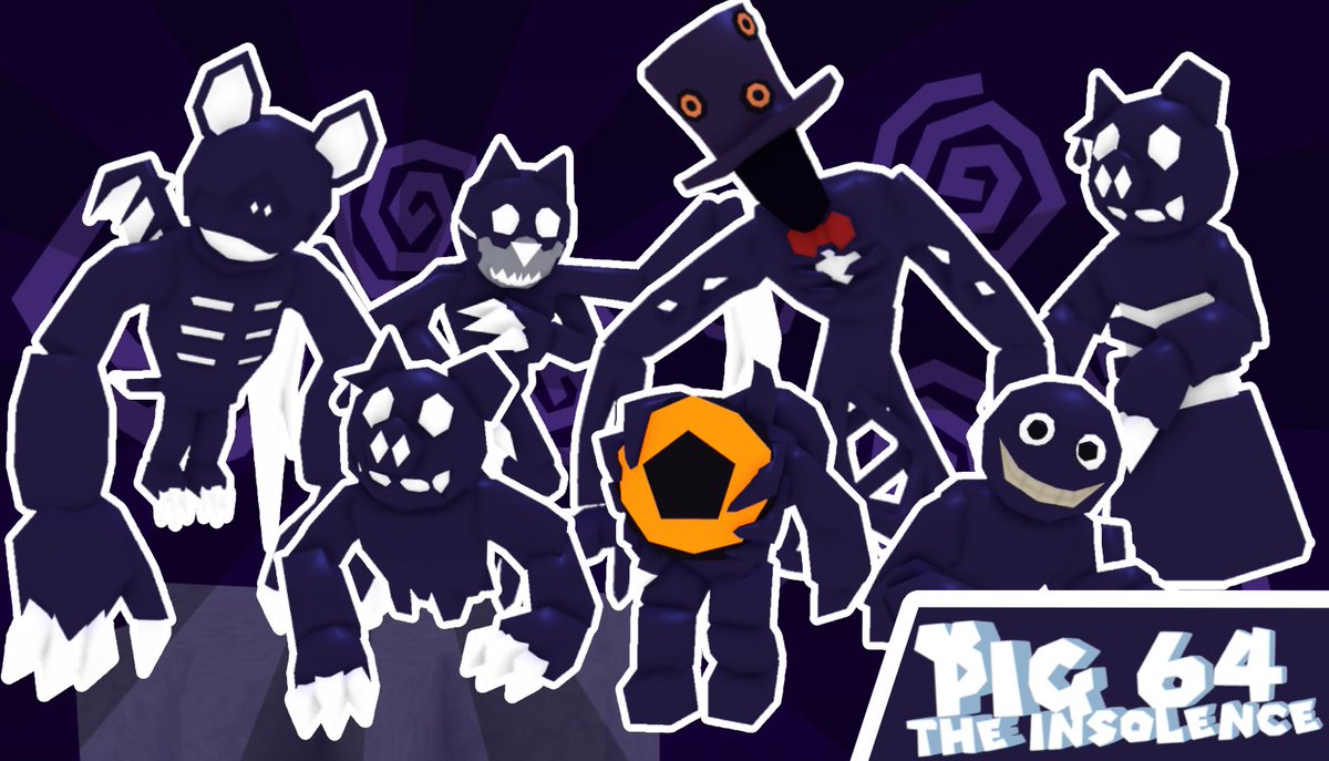 paTrickRBX's tweet image. I&apos;m happy to present you the finished product:

PIG 64 - THE INSOLENCE🧿
A thread:

I had so much fun working on these models and bringing them togehter. These models are only concepts!

Likes and RTs are appreciated! 🫶
@DaRealMiniToon
#Roblox #RobloxDev #Piggy
