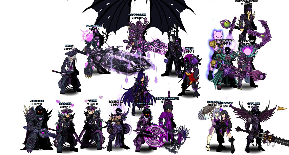 ICY with a little CHAOS this week 😈

#icyguild #icyAQW