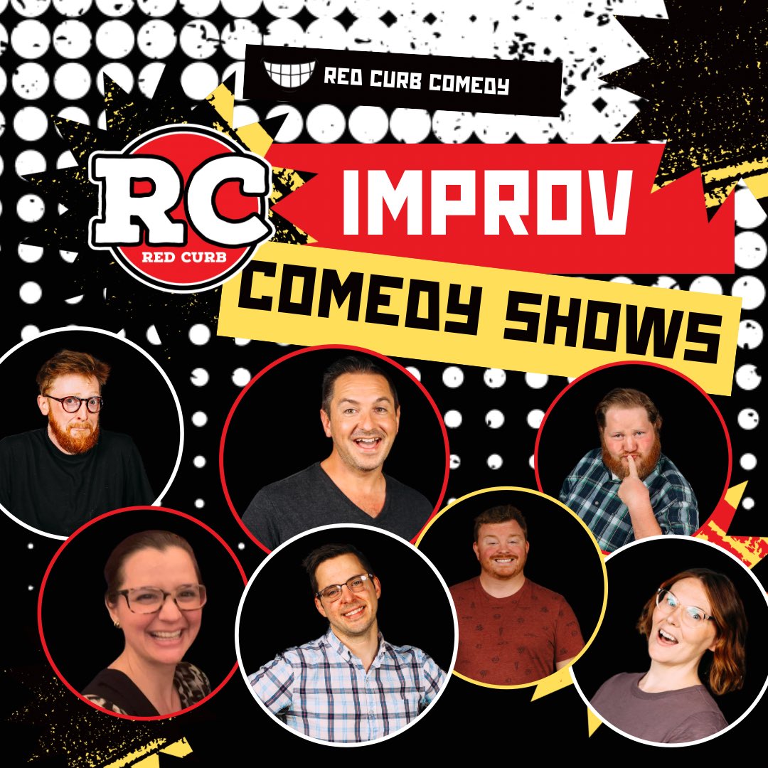 RedCurbComedy's tweet photo. Tonight Tonight! Sat. 06/29!  Killer cast at Red Curb Comedy plus the hilarious Scott White guesting!  2 shows! 

7:30p All Ages Improv Comedy:
https://t.co/oqJ5o1lgfg

9:30p Adults 16+ Improv Comedy:
https://t.co/ygzNFARhAn https://t.co/sQABmClxpq