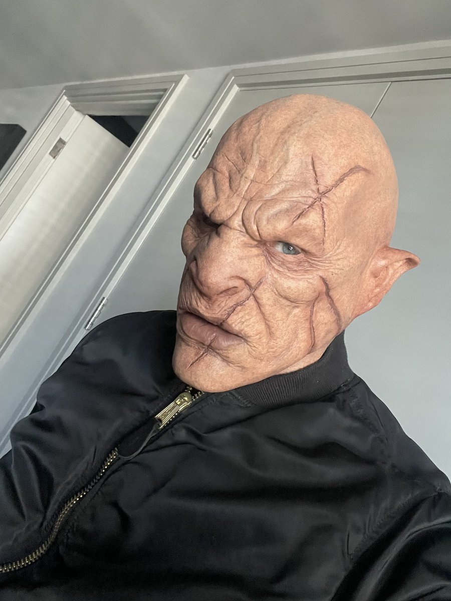 The Pale Orc Skinhead Mask. 

#skinhead #siliconemask