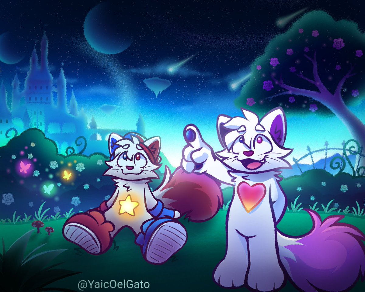 YaicOelGato's tweet image. Mirando al cielo ⭐❤️🌌
#furryocs