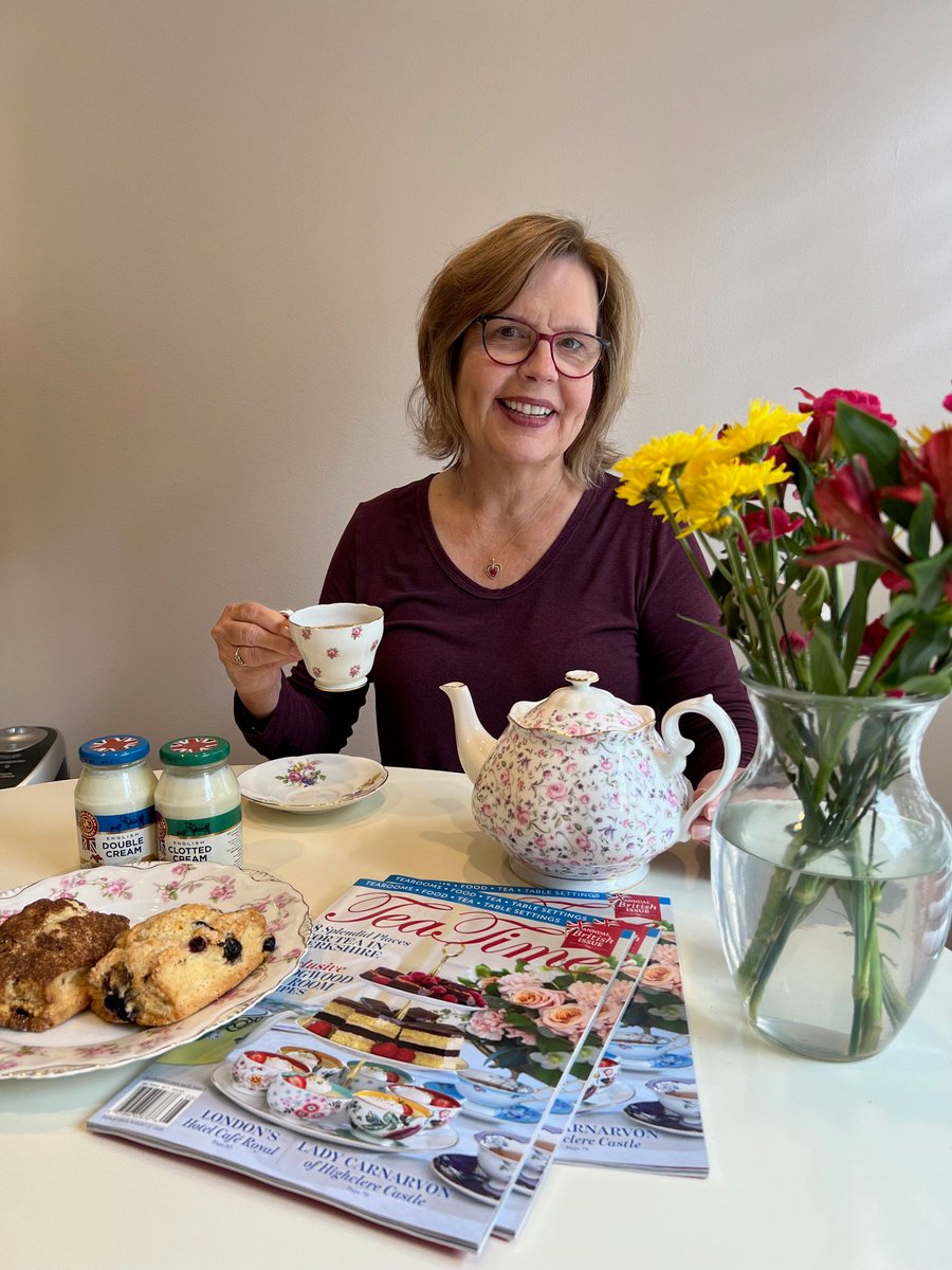 barbsteashop's tweet photo. Happy National Cream Tea Day - weekend! Did you celebrate with scones and cream, US cream or no cream at all? See where BTS stands! https://t.co/70JMEaHyKi https://t.co/cCzC9Tr5j3