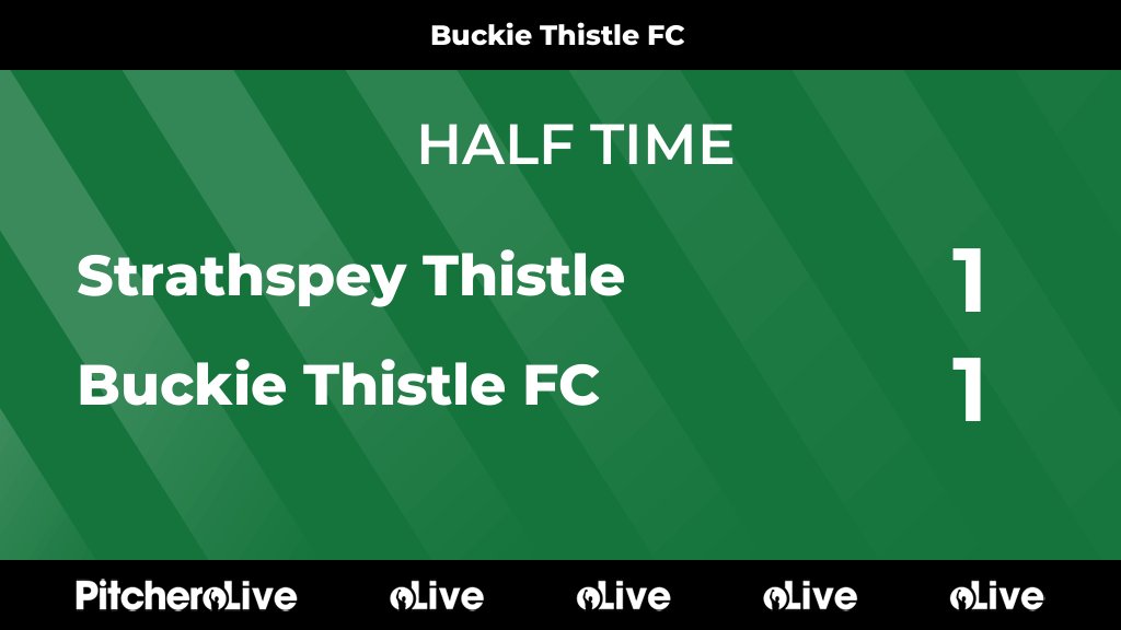BuckieThistle's tweet photo. HALF TIME: Strathspey Thistle 1 - 1 Buckie Thistle FC
#STRBUC #Pitchero
https://t.co/O3k0m7KoOb https://t.co/zlhm7Sfa9G