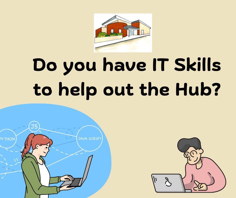 Hungerford Hub (@hungerfordhub) on Twitter photo Do you have IT Skills to help out the Hub?
The Hub would like some IT help with a few small projects
This might suit anyone looking to add to their CV or simply wanting to support their local community.
If you think you can help please email Andrea: hungerfordhub@gmail.com Do you have IT Skills to help out the Hub?
The Hub would like some IT help with a few small projects
This might suit anyone looking to add to their CV or simply wanting to support their local community.
If you think you can help please email Andrea: hungerfordhub@gmail.com
