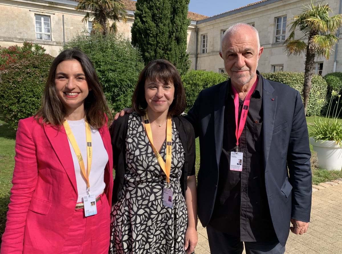 Rochefort: Festival <a href="/_soeursjumelles/">Festival Soeurs Jumelles</a>, <a href="/IamJulieGayet/">Julie Gayet</a>, c’est aussi tables rondes professionnelles. «Web3, cinéma et musique» avec <a href="/sarahlelouch/">Sarah Lelouch</a> PDG de la #DCF, <a href="/faufleuret/">Faustine Fleuret</a> Pdte <a href="/adan_asso/">Adan</a>, <a href="/samuelsene_/">Samuel SENE - Kreypt</a> Co-Pdt <a href="/KreyptMusicNFT/">Kreypt Music 🎹</a> et <a href="/ingridmery/">Ingrid</a> avocate. Promouvoir blockchain et crypto.