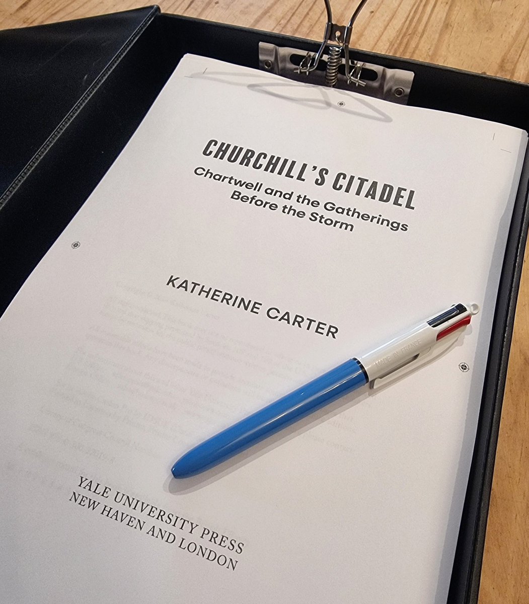 katieculture's tweet photo. My very last read through the #ChurchillsCitadel's proof, to catch any final tweaks before it goes to print, feels like giving a long goodbye hug to an old friend. 📖 https://t.co/Ree9KQcBgn