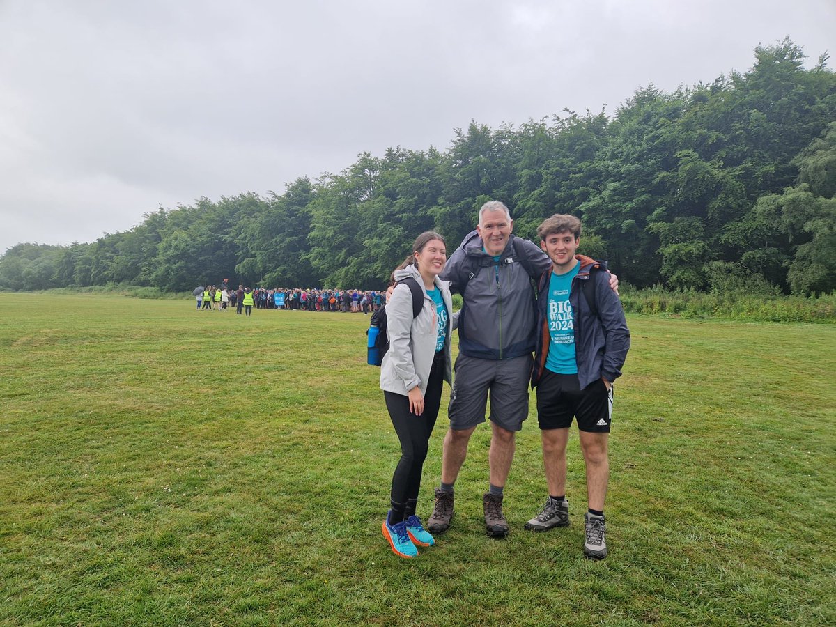 abrennan63's tweet photo. Great to have Orla and Declan for company on the 20 mile university of Sheffield Big Walk through the Peak District yesterday raising money for MND research in memory of my brother John - we raised £1595 for a great cause ! https://t.co/2p8PejoTyZ