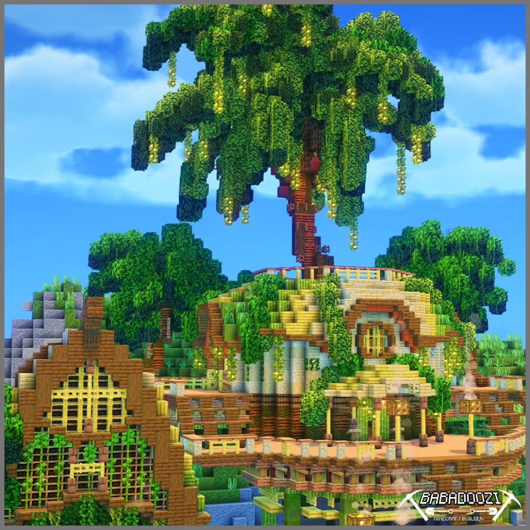 Babadoozi's tweet image. Laguna Villa🌴🏝🛖

🥔🥯Built on the Bakery Server (play.bakery.builders)

Check out my Instagram for more!
instagram.com/babadoozi

#minecraft #minecraftbuilds #minecraftfantasy #minecraftbuild #minecraftdesign #minecraftideas #minecrafthouse
